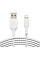 Кабель USB-A > Lightning зарядка/синхронизация Belkin 1м, 12Вт, плетеный, белый