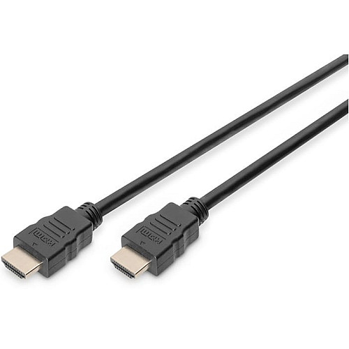 Кабель DIGITUS HDMI (M/M), High speed/Ethernet, 2м, чорний