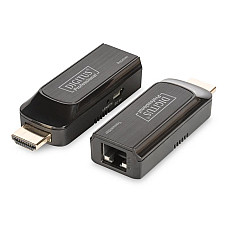 Набір міні-подовжувачів DIGITUS HDMI, Full HD, 1080p 50 м, CAT 6/6A/7, живлення через кабель Micro USB, 50м