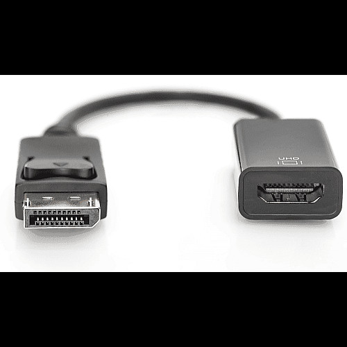 Адаптер DIGITUS DisplayPort > HDMI (M/F), Ultra HD, активный