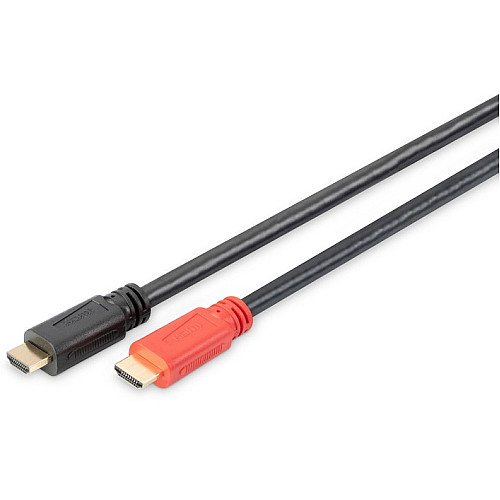 Кабель DIGITUS HDMI (M/M), 4K, High speed, активний, 15м, чорний