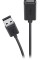Кабель Belkin USB-A > USB-AF заряджання/синхронізації 1.8м, чорний