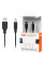 Кабель 2E USB-A > USB-B (AM/BM) синхронізації 3м, чорний