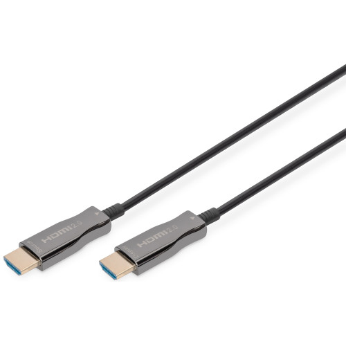 Кабель DIGITUS HDMI UHD 4K, AOC hybrid-fiber, type A M/M, 30м, чорний