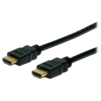 Кабель DIGITUS HDMI (M/M), High speed/Ethernet, 2м, черный