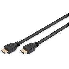 Кабель DIGITUS HDMI (M/M), 8K, Ultra High speed/Ethernet, 3м, чорний