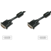 Кабель DIGITUS DVI-D dual link (AM/AM) 2м, чорний