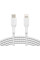 Кабель Belkin USB-C > Lightning заряджання/синхронізації 30Вт PD, 1м, плетений, білий