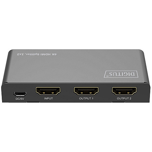 Відеосплітер DIGITUS HDMI (INx1 - OUTx2), 4K
