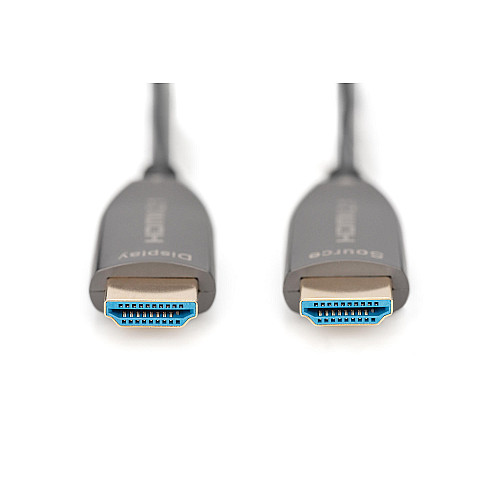 Кабель DIGITUS HDMI UHD 8K, AOC hybrid-fiber, type A M/M, 15м, чорний