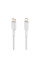 Кабель Belkin USB-C > Lightning заряджання/синхронізації 30Вт PD, 1м, плетений, білий