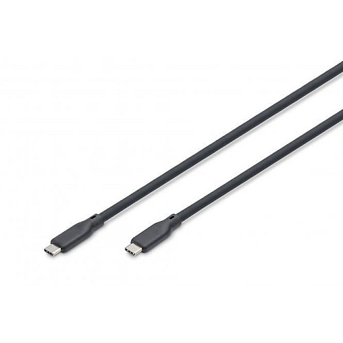 Кабель DIGITUS USB-C зарядка/синхронизации, USB 3.2 Gen 1, 5G, 100W, 4K, силиконовый, 2м, черный