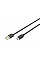 Кабель DIGITUS USB-A > USB-C заряджання/синхронізації, USB 2.0, M/M, 3м, чорний