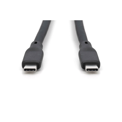 Кабель DIGITUS USB-C заряджання/синхронізації, USB 3.2 Gen 2, 10G, 100W, 4K, силіконовий, 1м, чорний