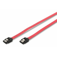 Кабель ASSMANN SATA L-type (F/F) прямой, 0.5м, красный