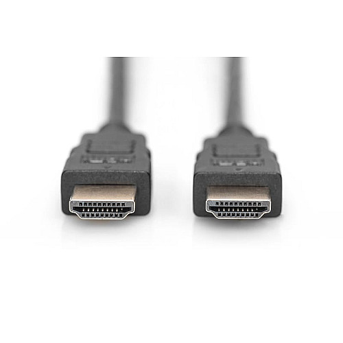 Кабель DIGITUS HDMI (M/M), High speed/Ethernet, 2м, чорний