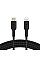 Кабель USB-C > Lightning зарядка/синхронизация Belkin 1м, 30Вт, Type-C, плетеный, черный