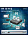 Подовжувач DIGITUS USB 3.2 Gen1, для використання з кабелем Cat6A, до 100 м, 3 х USB-A, 1 x USB-C, чорний