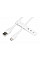 Кабель DIGITUS USB-A > USB-C зарядка/синхронизация, USB 2.0, 60W, силиконовый, 1м, белый