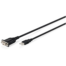 Адаптер DIGITUS USB 2.0 > RS232 (M/M), FT232RNL, 1.8m