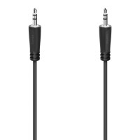 Кабель jack 3.5 > jack 3.5 (M/M) Hama 3м, чорний
