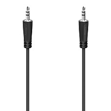 Кабель jack 3.5 > jack 3.5 (M/M) Hama 3м, чорний