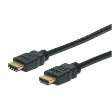 Кабель DIGITUS HDMI (M/M), High speed/Ethernet, 3м, чорний
