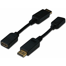 Адаптер DIGITUS DisplayPort > HDMI (M/F), Full HD