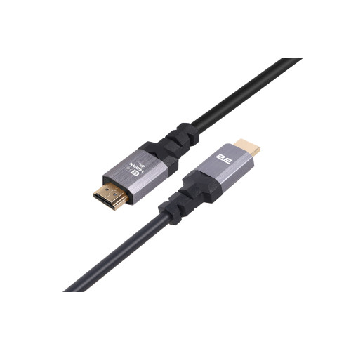 Кабель 2E HDMI (M/M) 1.8м, 2.1, 4K/120Hz, 8K/60Hz 48Gbps, Ultra High Speed, чорний
