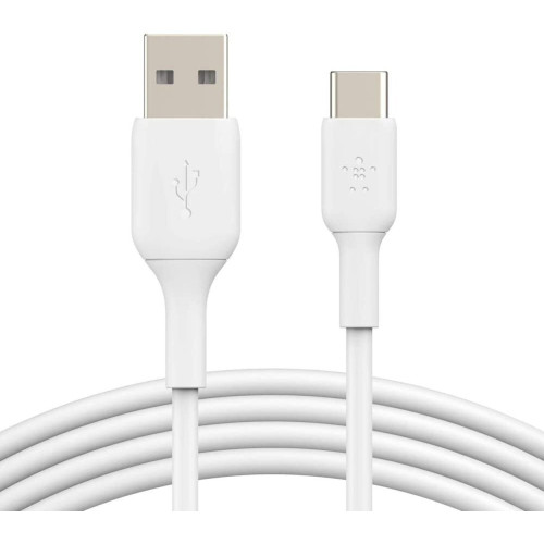 Кабель Belkin USB-A > USB-C заряджання/синхронізації 15Вт, 2м, PVC, білий