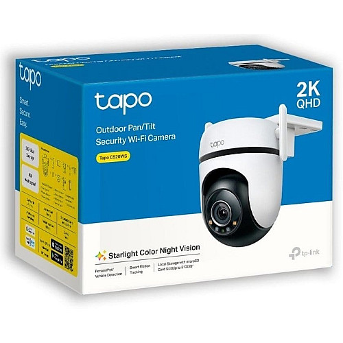 IP-камера TP-LINK Tapo C520WS 4MP N300 1xFE LAN внешняя поворотная