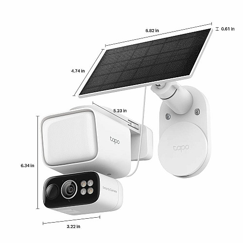 Комплект розумної бездротової камери TP-LINK TAPO C615F KIT 2K QHD та сонячної панелі