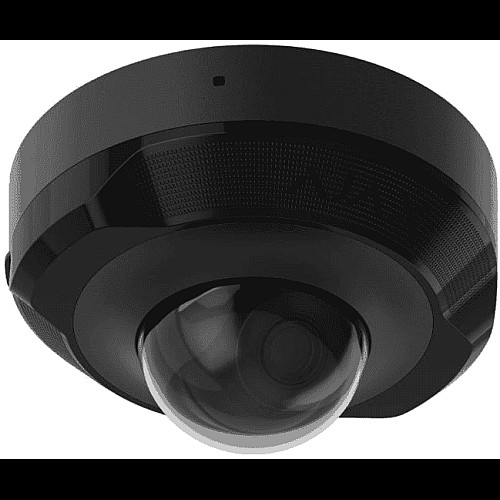 IP-камера проводная Ajax DomeCam Mini, 8мп, 2.8мм, Poe, True WDR, IP 65, ИК 30м, аудио, угол обзора 100° до 110°, мини купольная, черная