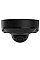 IP-камера проводная Ajax DomeCam Mini HL black, 8мп, 4мм, гибридная подсветка IR 15м, белый Led 15м, Poe, True WDR, IP 65, ИК 15м, аудио, угол обзора 75° до 85°, мини-купель