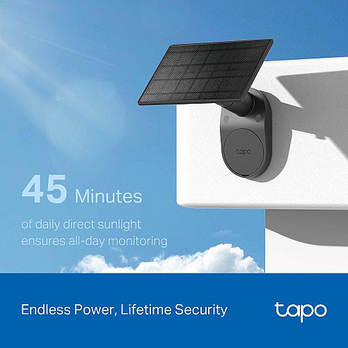 Комплект розумної бездротової камери TP-LINK TAPO C411 KIT 2K QHD та сонячної панелі