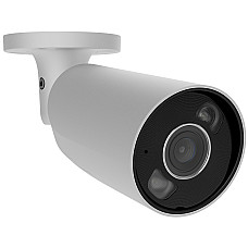 IP-Камера дротова Ajax BulletCam HL white, 8мп, 2.8мм, гібридне підсвічування IR 50м, білий Led 50м, Poe, True WDR, IP 65,  аудіо, кут огляду 100° до 110°, вулична, біла