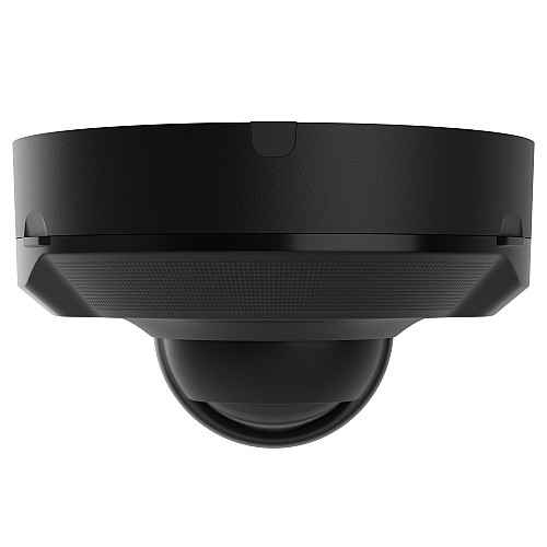 IP-камера проводная Ajax DomeCam Mini HL black, 8мп, 4мм, гибридная подсветка IR 15м, белый Led 15м, Poe, True WDR, IP 65, ИК 15м, аудио, угол обзора 75° до 85°, мини-купель