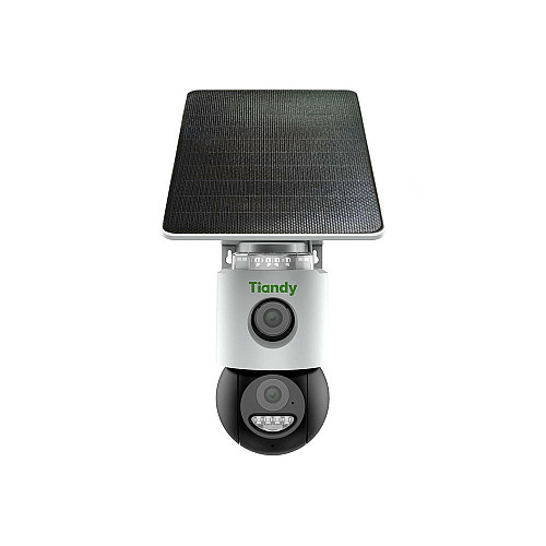 IP-камера Tiandy TC-H363U Spec:W/4G/U/SE/4mm/V4.0, 6MP, Fixed Color Maker 4G PT, 4mm, f/1.0, LED20m, DC5V, Batt.10400mAh, Solar panel, IP65, Speaker