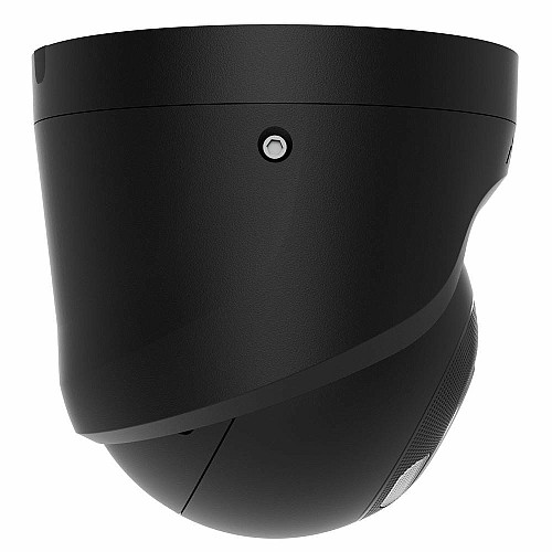 IP-камера проводная Ajax TurretCam HL black, 5мп, 4мм, гибридная подсветка IR 50м, белый Led 50м, Poe, True WDR, IP 65, ИК 50м, аудио, 75° до 85°, купольная, черная