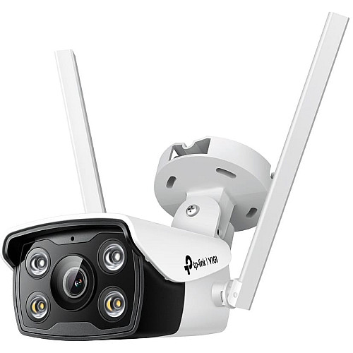IP-камера TP-LINK VIGI С340-W-4, PoE, 4Мп, 4 мм, Wi-Fi, H265+, IP66, Bullet, цветное ночное видение, внешняя
