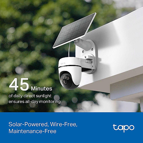 Комплект розумної бездротової камери TP-LINK TAPO C610 KIT 2K QHD та сонячної панелі