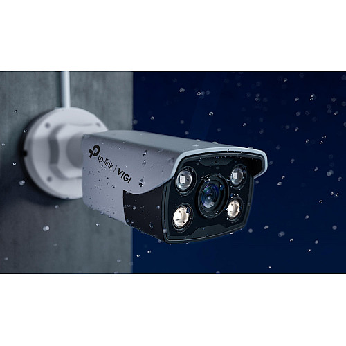 IP-Камера TP-LINK VIGI C350-2.8mm, PoE, 5Мп, 2.8 мм, H.265+, IP67, Bullet, кольорове нічне бачення, зовнішня