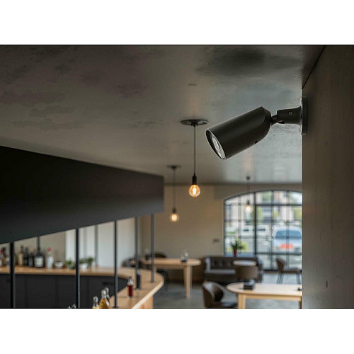 IP-камера проводная Ajax BulletCam HL black, 8мп, 4мм, гибридная подсветка IR 50м, белый Led 50м, Poe, True WDR, IP 65, аудио, угол обзора 75° до 85°, уличная, черная