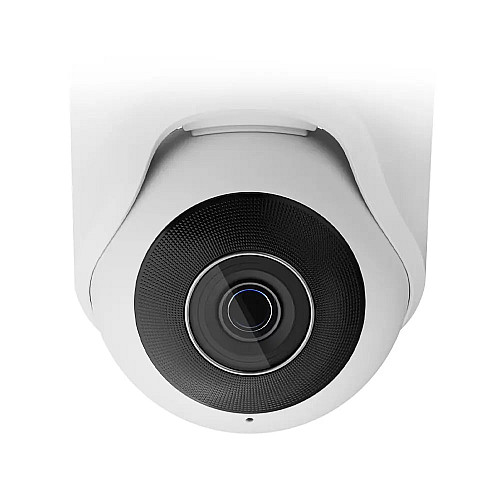 IP-Камера дротова Ajax TurretCam, 5мп, 4мм, Poe, True WDR, IP 65, ІЧ 35м, аудіо, кут огляду 75°до 85°, купольна, біла