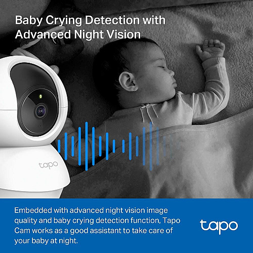 IP-камера TP-LINK Tapo C210P2 3MP N300 microSD motion detection