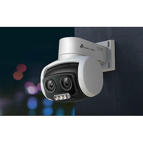 IP-камера TP-LINK VIGI C540-V, PoE, 4Мп, 2,8-12мм, H265+, IP66, Dome, цветное ночное видение, двойной объектив, наружная