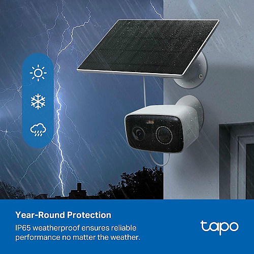 Комплект розумної бездротової камери TP-LINK TAPO C400 KIT 2K QHD та сонячної панелі