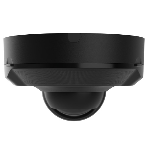 IP-Камера дротова Ajax DomeCam Mini HL black, 8мп, 2.8мм, гібридне підсвічування IR 15м, білий Led 15м, Poe, True WDR, IP 65, ІЧ 15м, аудіо, кут огляду 100° до 110°, міні купольна, чорна