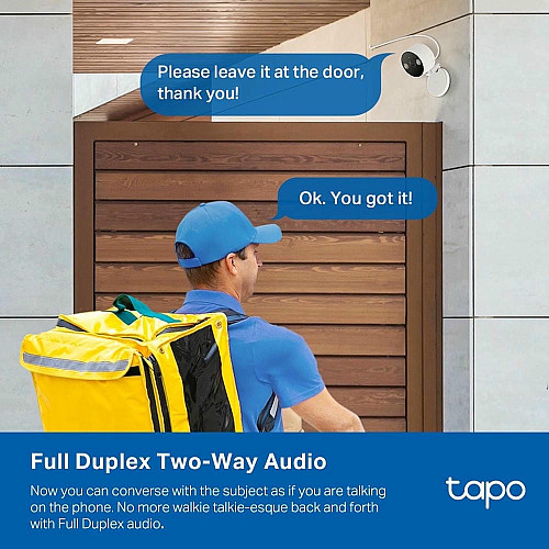 IP-Камера TP-LINK Tapo C120 2K N300 microSD motion detection
