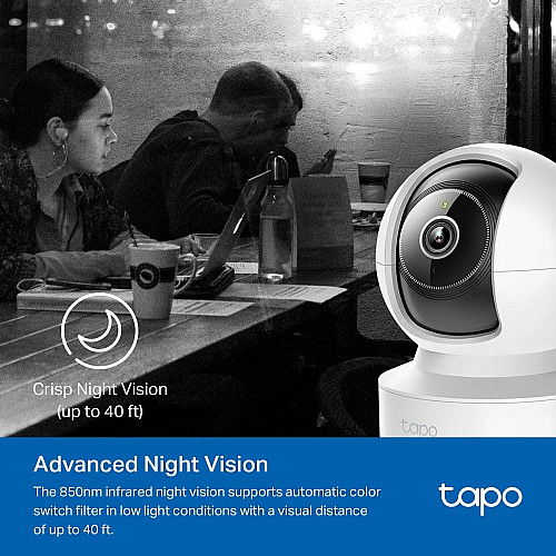 IP-Камера TP-LINK Tapo C232 5MP N300 microSD motion detection. AI